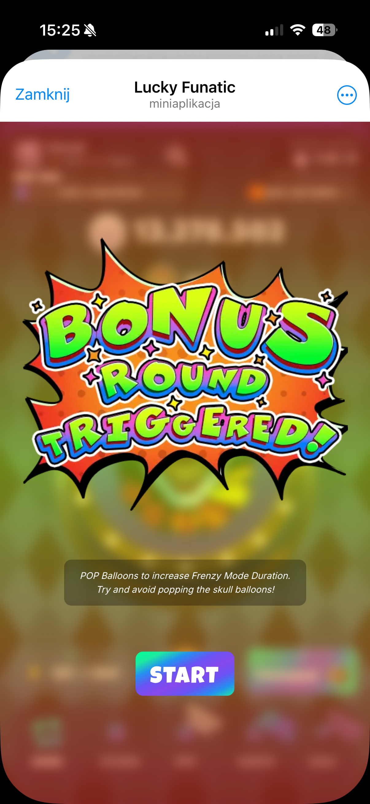 Bonus Round Triggered